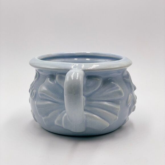 Vintage Haeger Pottery Owl Mug Planter Blue "Good Night and Sleep Tight" Ceramic - Picture 4 of 10